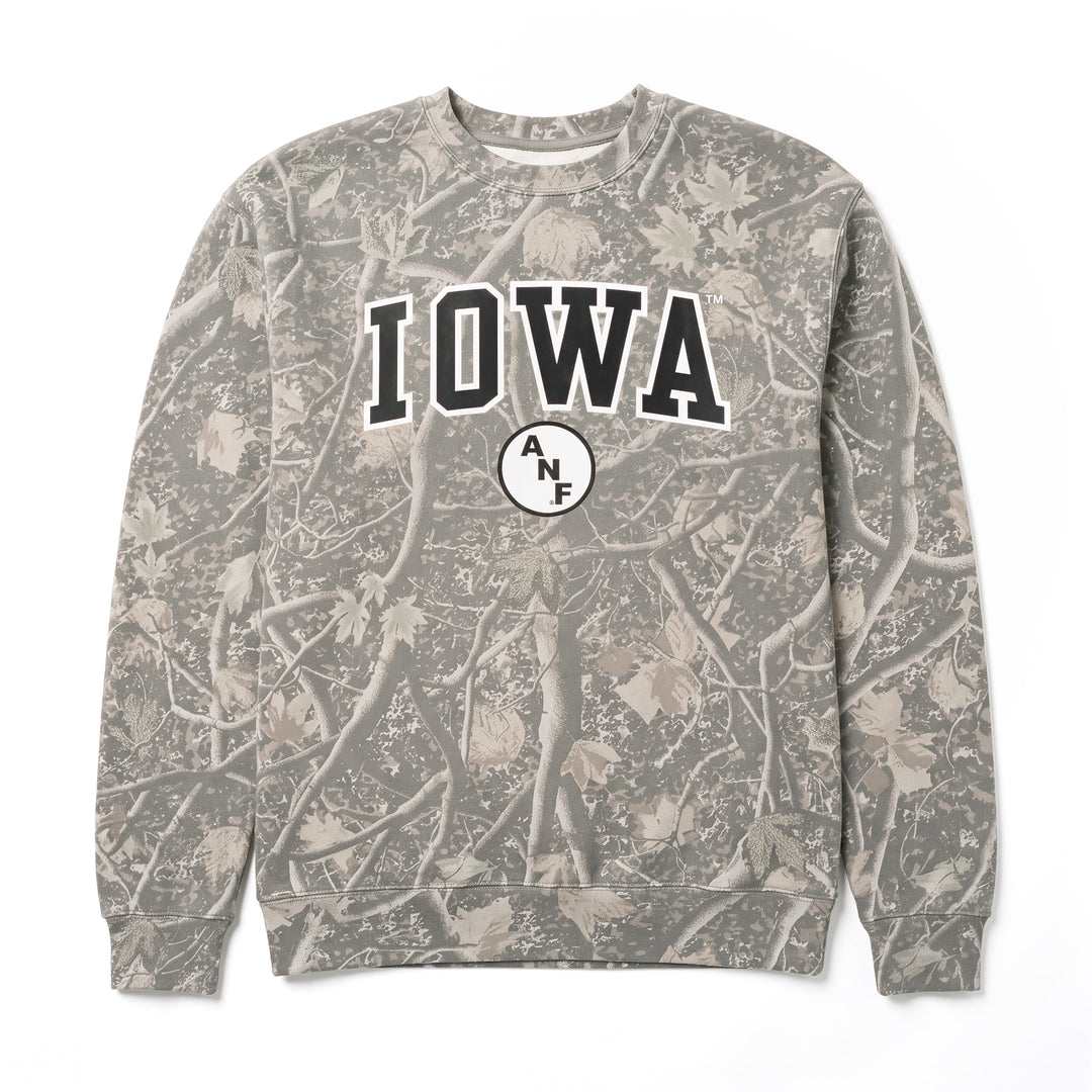 Iowa ANF Heavyweight Crewneck - Deadwood Camo