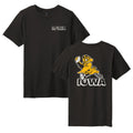 Iowa Hawkeye Football YOUTH Triblend Short Sleeve Tee