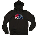 Iowa Hawkeye Tigerhawk USA FF Triblend Hoodie