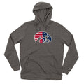 Iowa Hawkeye Tigerhawk USA FF Triblend Hoodie