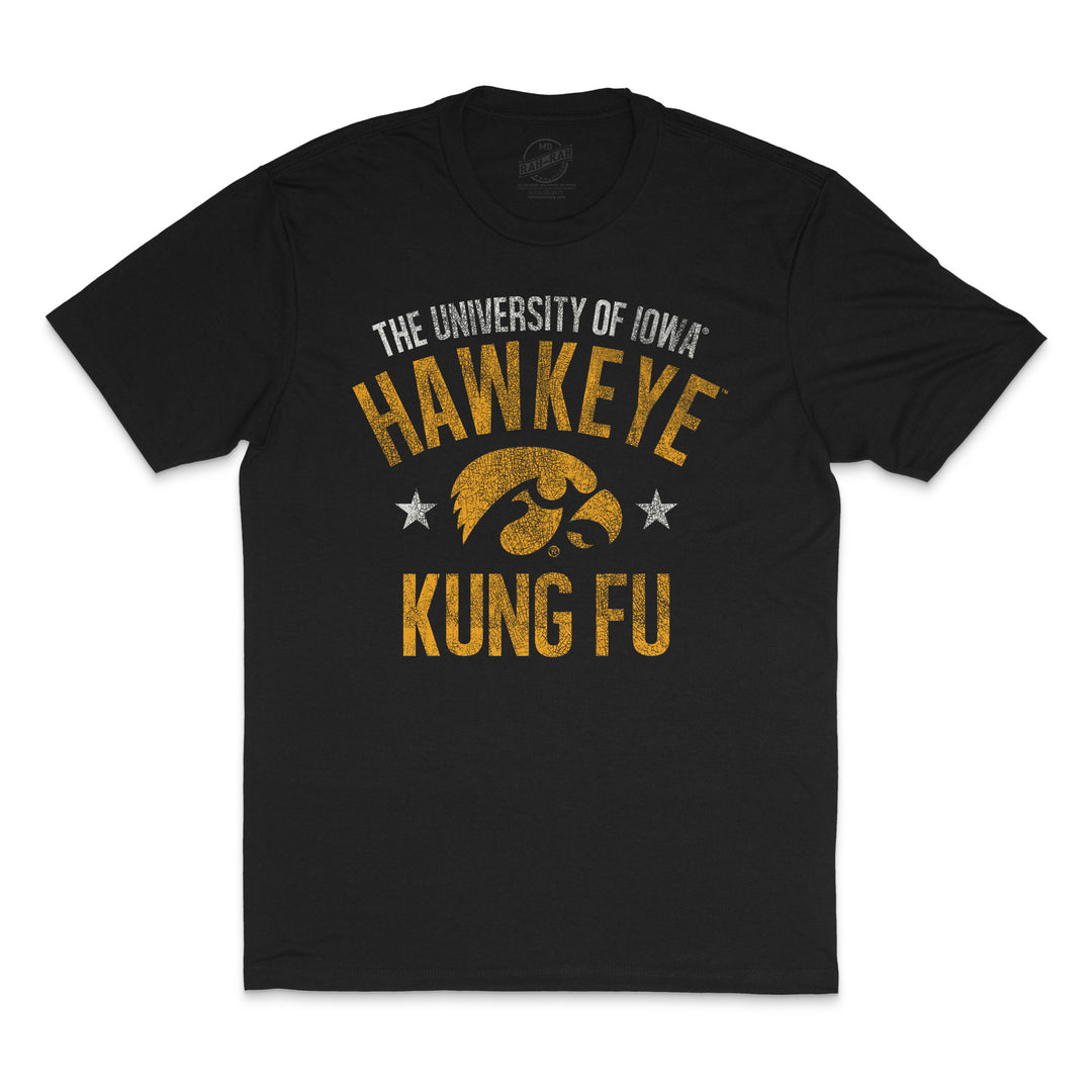 Iowa Hawkeye Kung Fu Triblend Short Sleeve Tee
