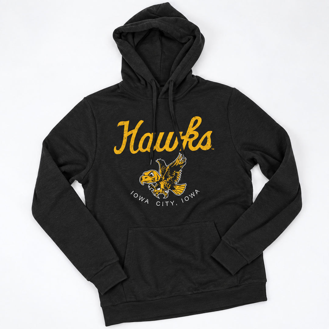 Iowa Hawks Triblend Hoodie