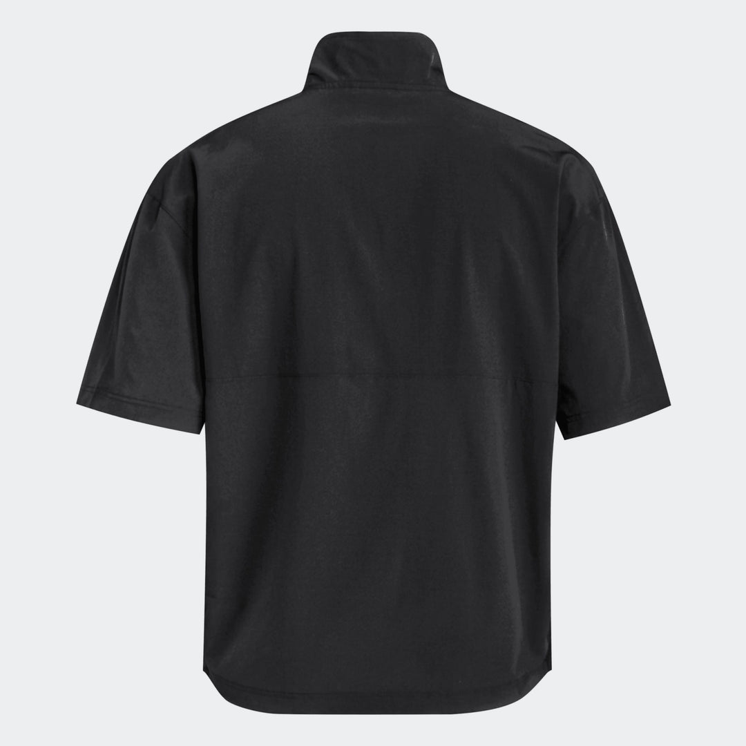 Adidas 1/4 Zip Woven Short Sleeve Training Jacket