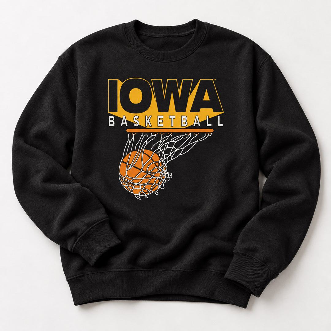 Iowa Basketball Swish Heavyweight Crewneck