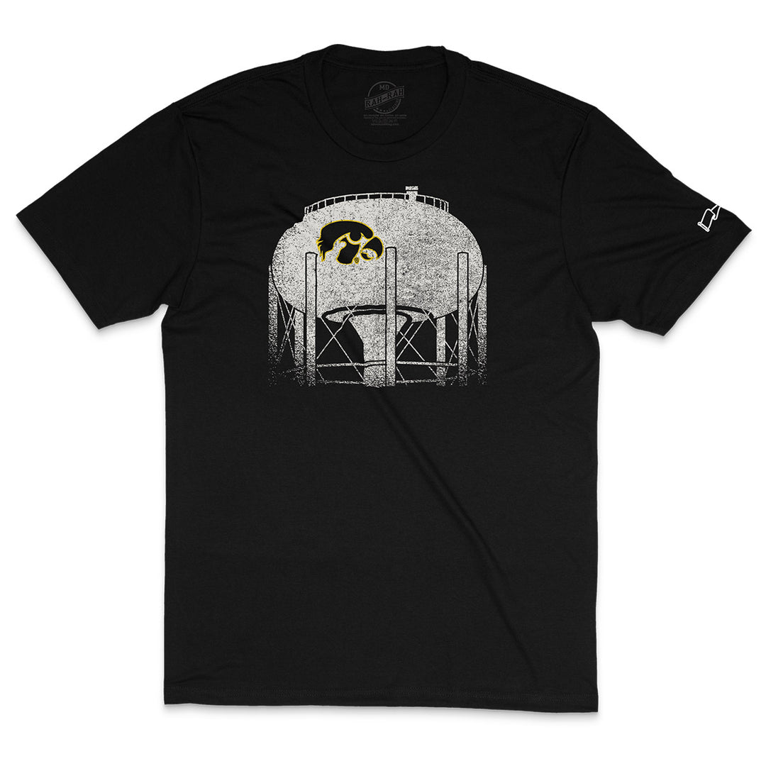 Iowa Hawkeyes Water Tower Triblend Short Sleeve Tee