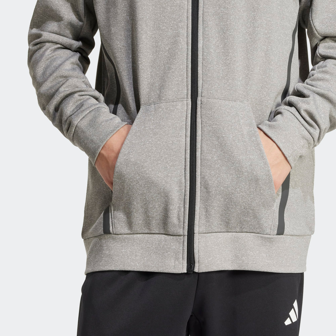 Adidas Game & Go Full Zip Performance Hoodie