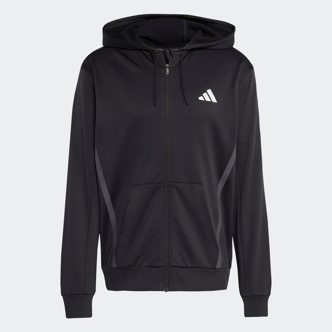 Adidas Game & Go Full Zip Performance Hoodie