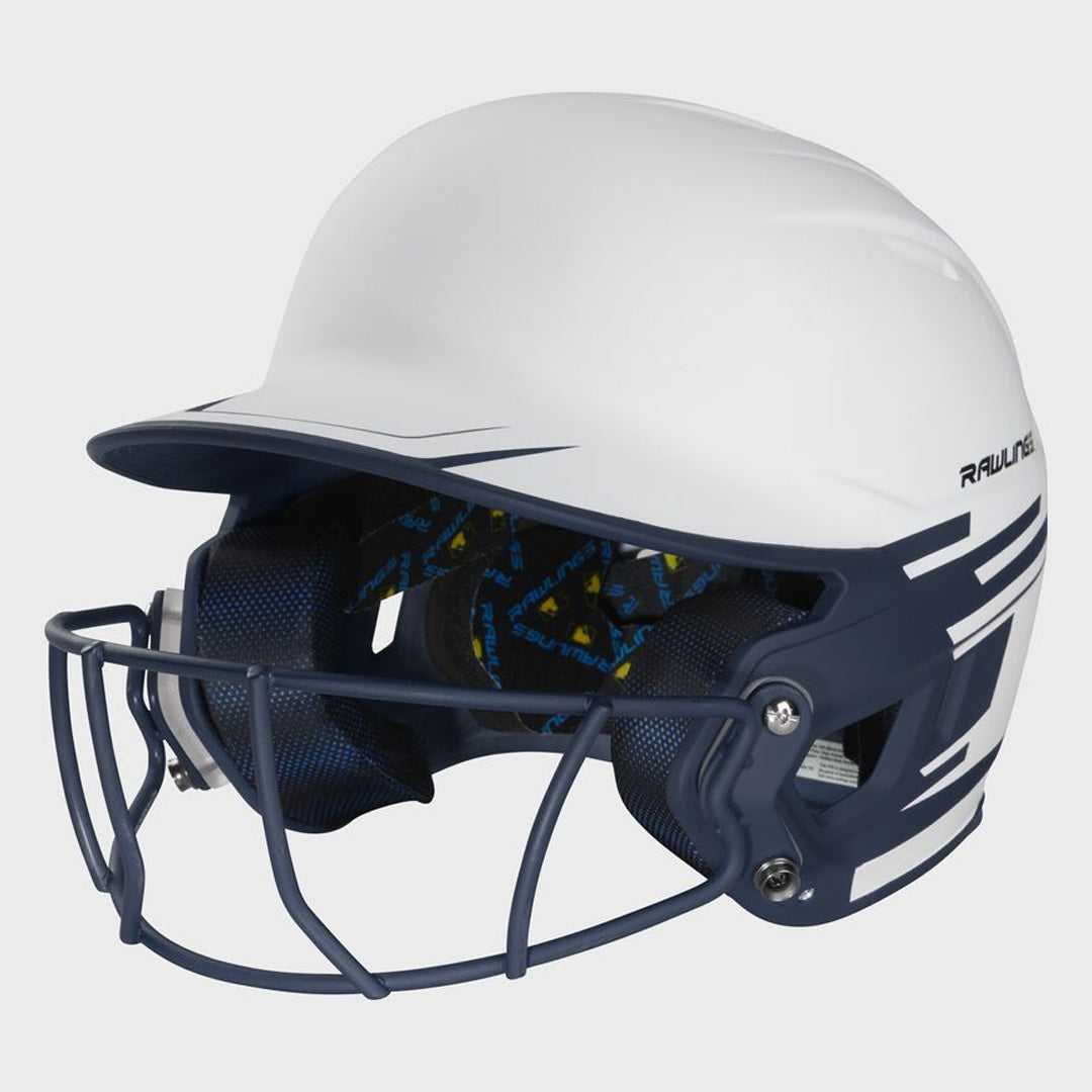Rawlings MACH Fastpitch Softball Batting Helmet With Mask