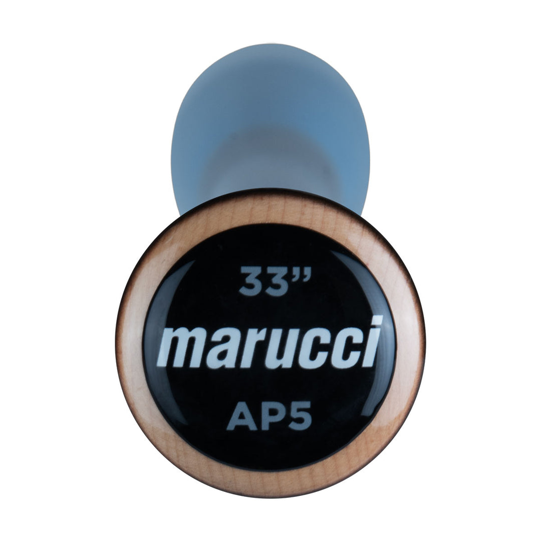 Marucci AP5 Pro Model Wood Baseball Bat - Flame Fade/Baby Blue