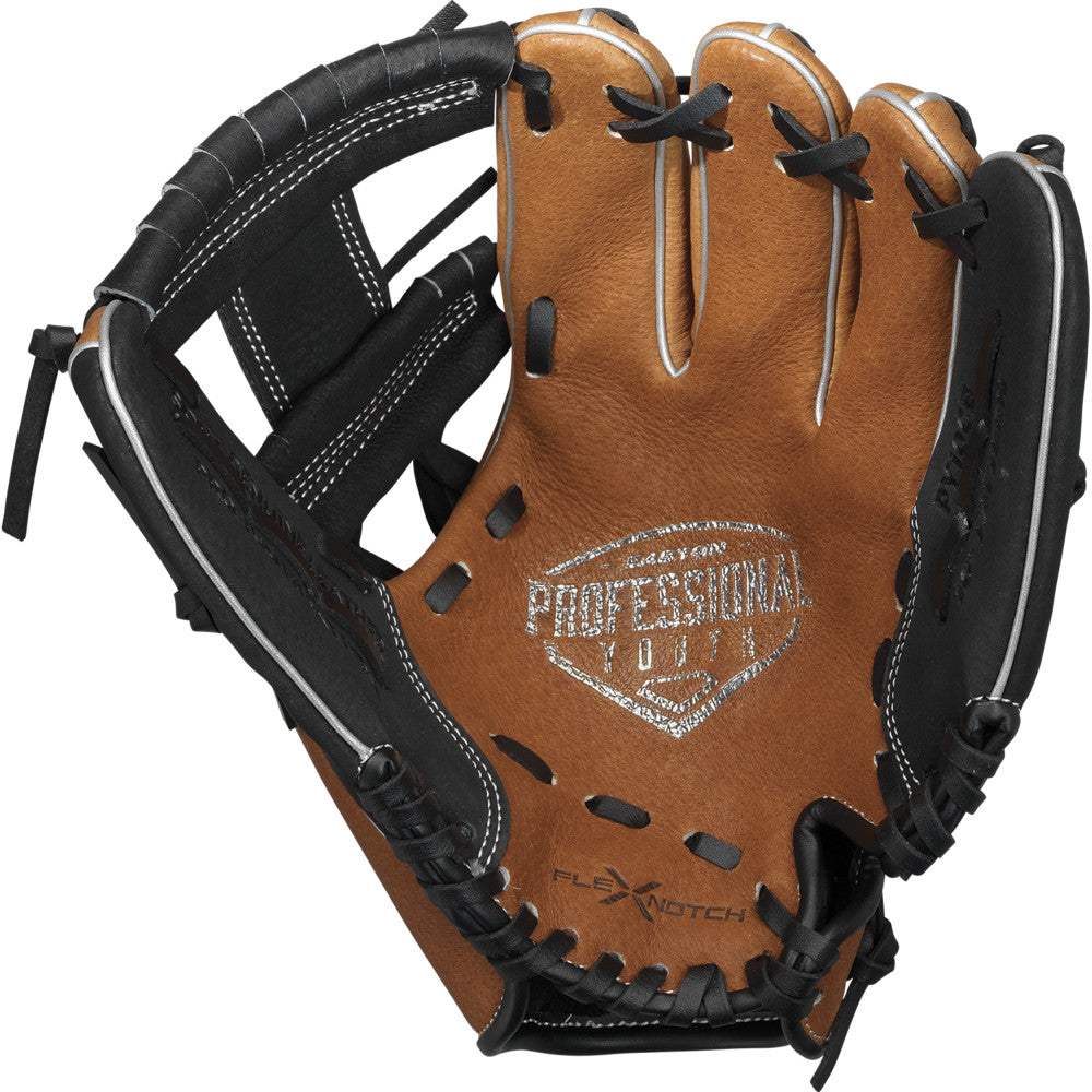 Easton Professional Youth Series 10" Baseball Glove - Carmel/Black