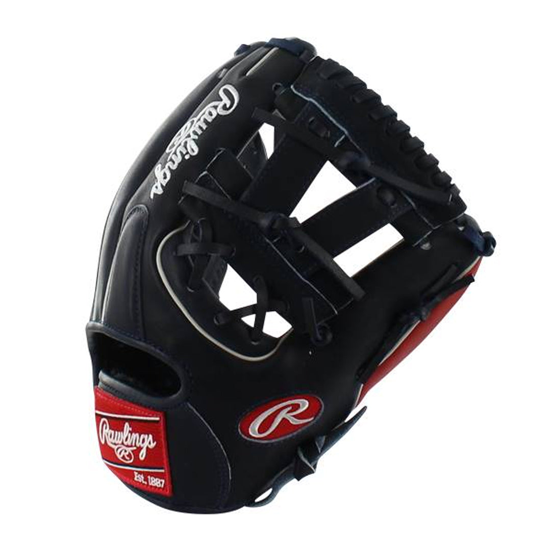 Rawlings Heart of the Hide Pro 11.25" Infield Glove - Navy/Red