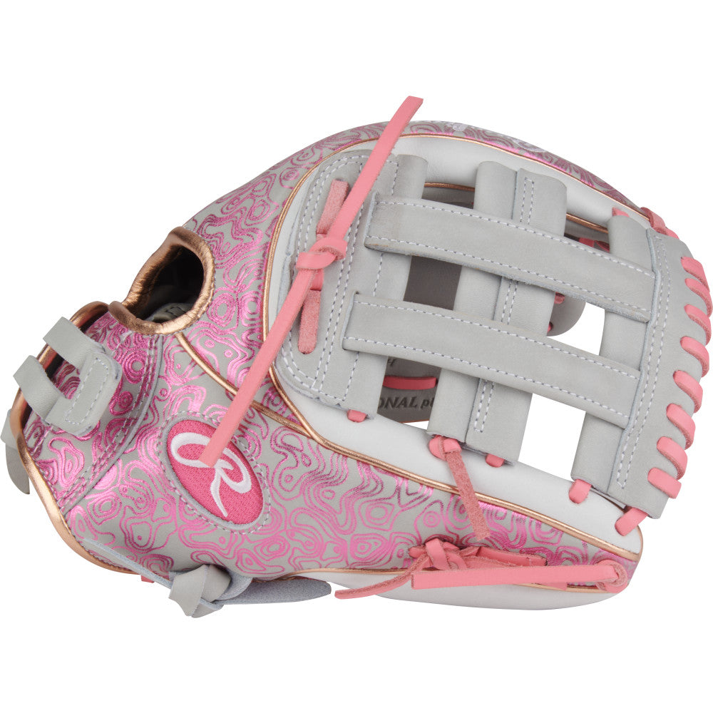 Rawlings Heart of the Hide Series 11.75" Softball Glove - Gray/Pink