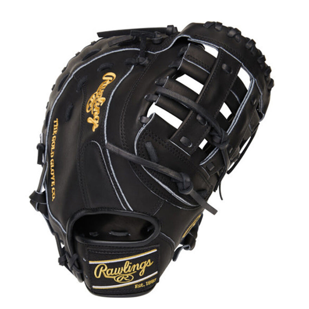 Rawlings Heart of the Hide 12.5" Baseball First Base Mitt Baseball Glove - Black