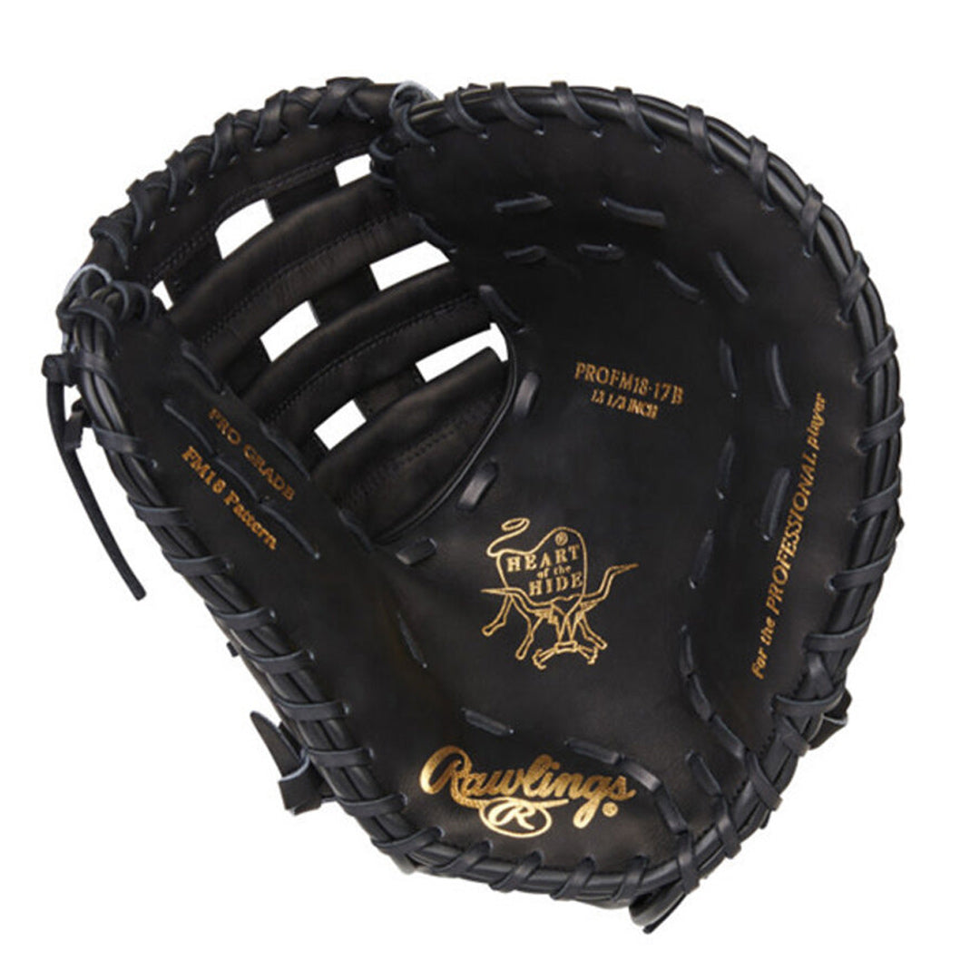 Rawlings Heart of the Hide 12.5" Baseball First Base Mitt Baseball Glove - Black