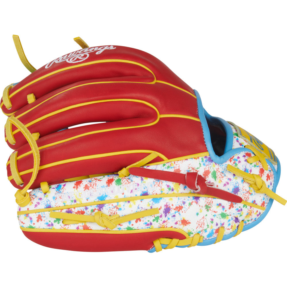 Rawlings Heart of the Hide Series 11.5" Baseball Glove - Scarlet/Splatter