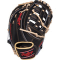 Rawlings Heart of the Hide Series First Base Mitt 12.5" Baseball Glove - Black