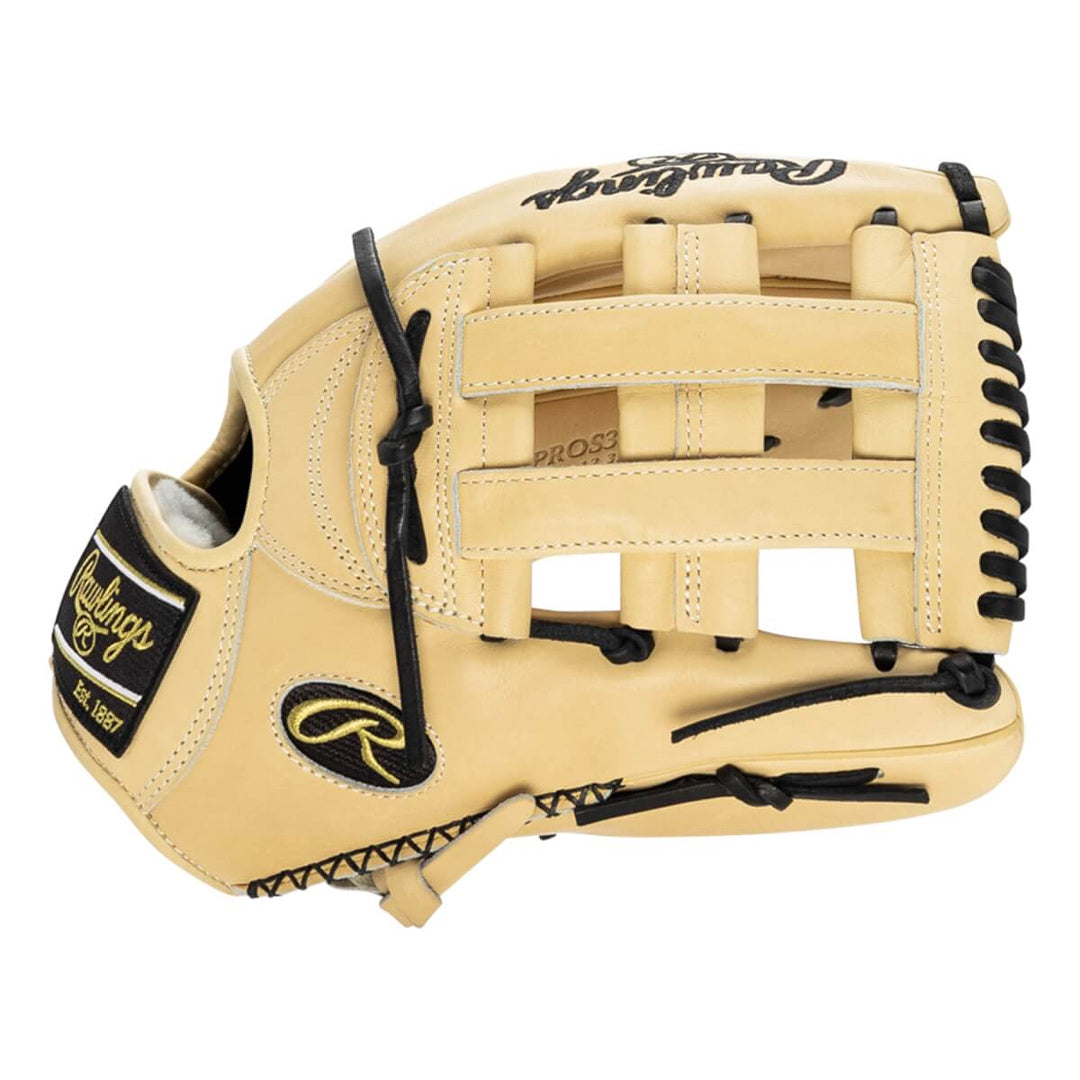 Rawlings Pro Preferred 12.75" Outfield Glove LHT Blonde/Black