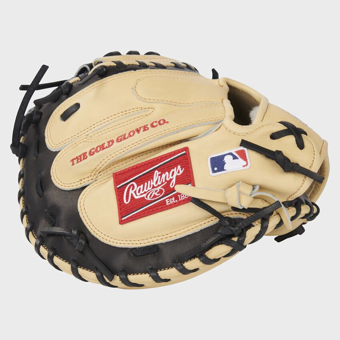 Rawlings Pro Preferred Series Catchers Mitt 34" - Camel/Black