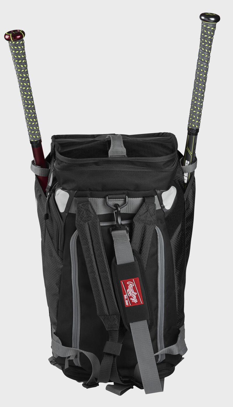 Rawlings Hybrid Backpack/Duffel Players Bag Black