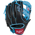 Rawlings R9 Baseball Series 11.5" Baseball Glove - Black/Columbia