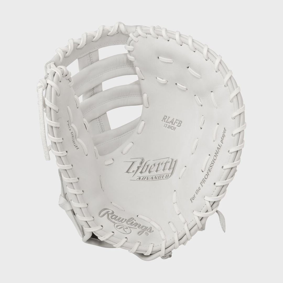Rawlings Liberty Advanced 13" Fastpitch Softball First base Mitt - White