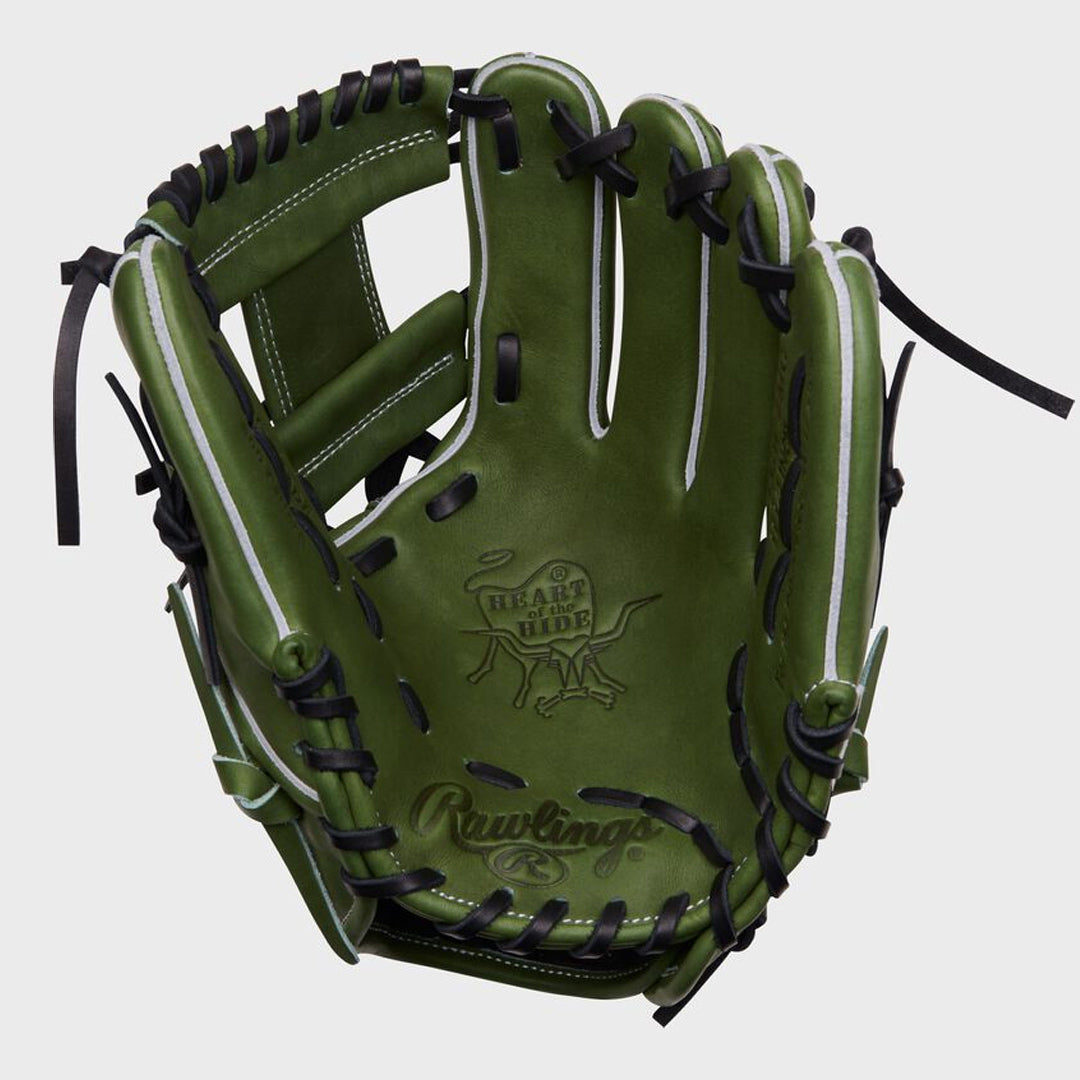 Rawlings Heart of the Hide 11.5" Military Green Baseball Glove