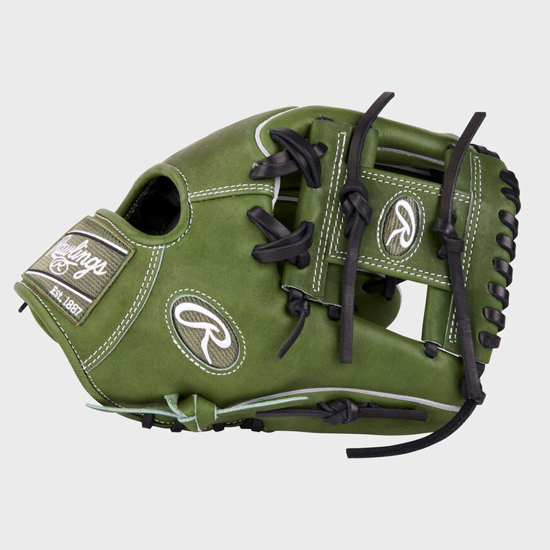Rawlings Heart of the Hide 11.5" Military Green Baseball Glove