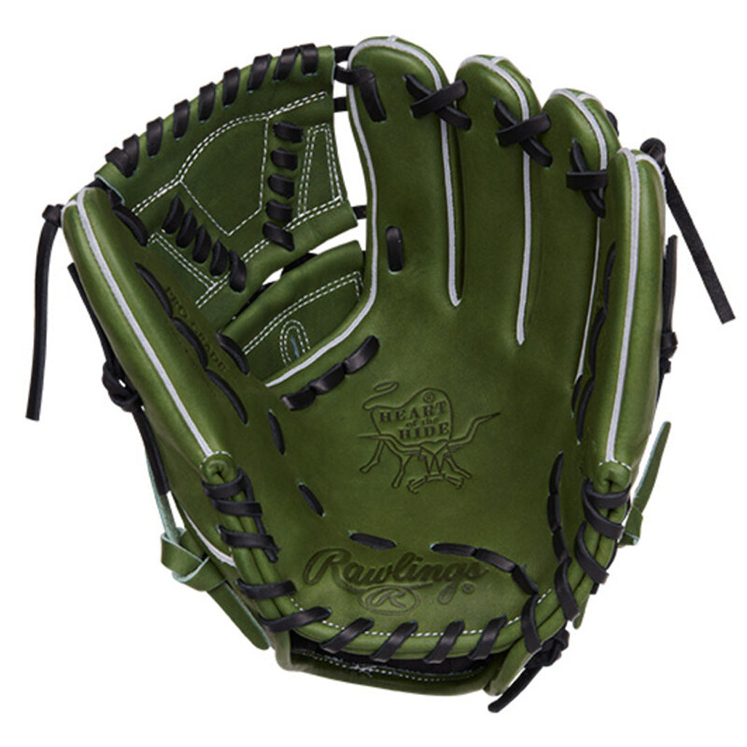 Rawlings Heart of the Hide 11 3/4" Military Green Infielder's Baseball Glove