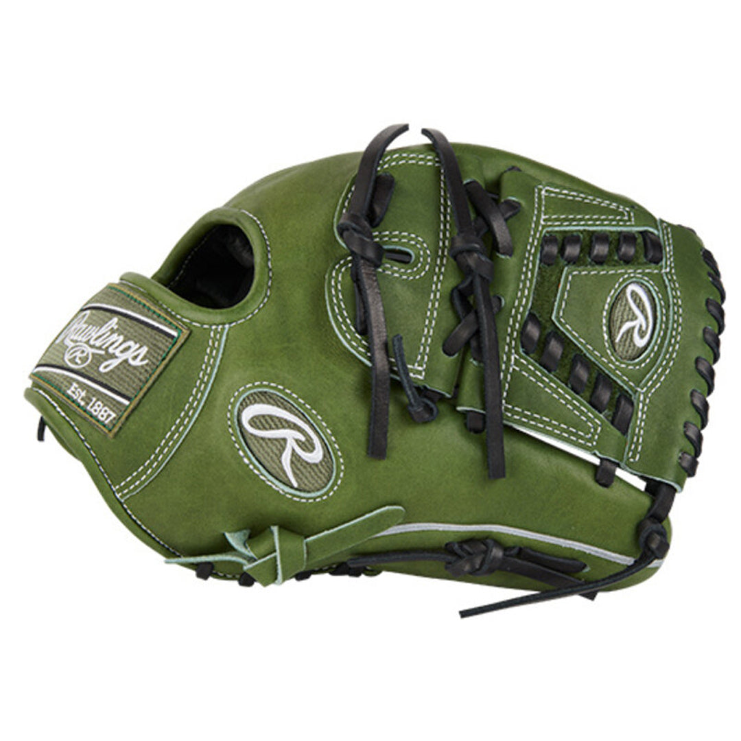 Rawlings Heart of the Hide 11 3/4" Military Green Infielder's Baseball Glove