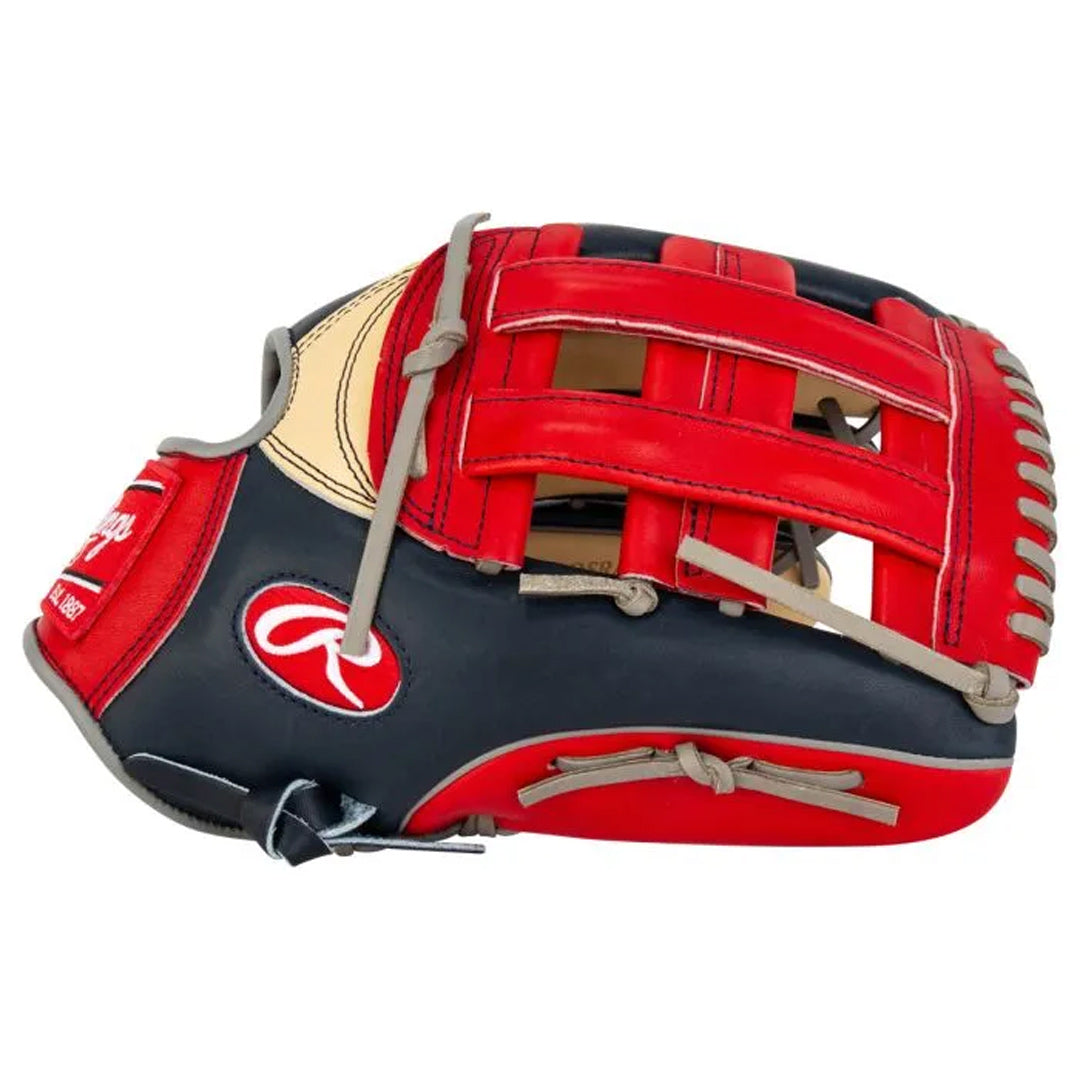 Rawlings Pro Preferred Series R. Acuna Gameday Pattern 12.75" Baseball Glove - Camel/Navy