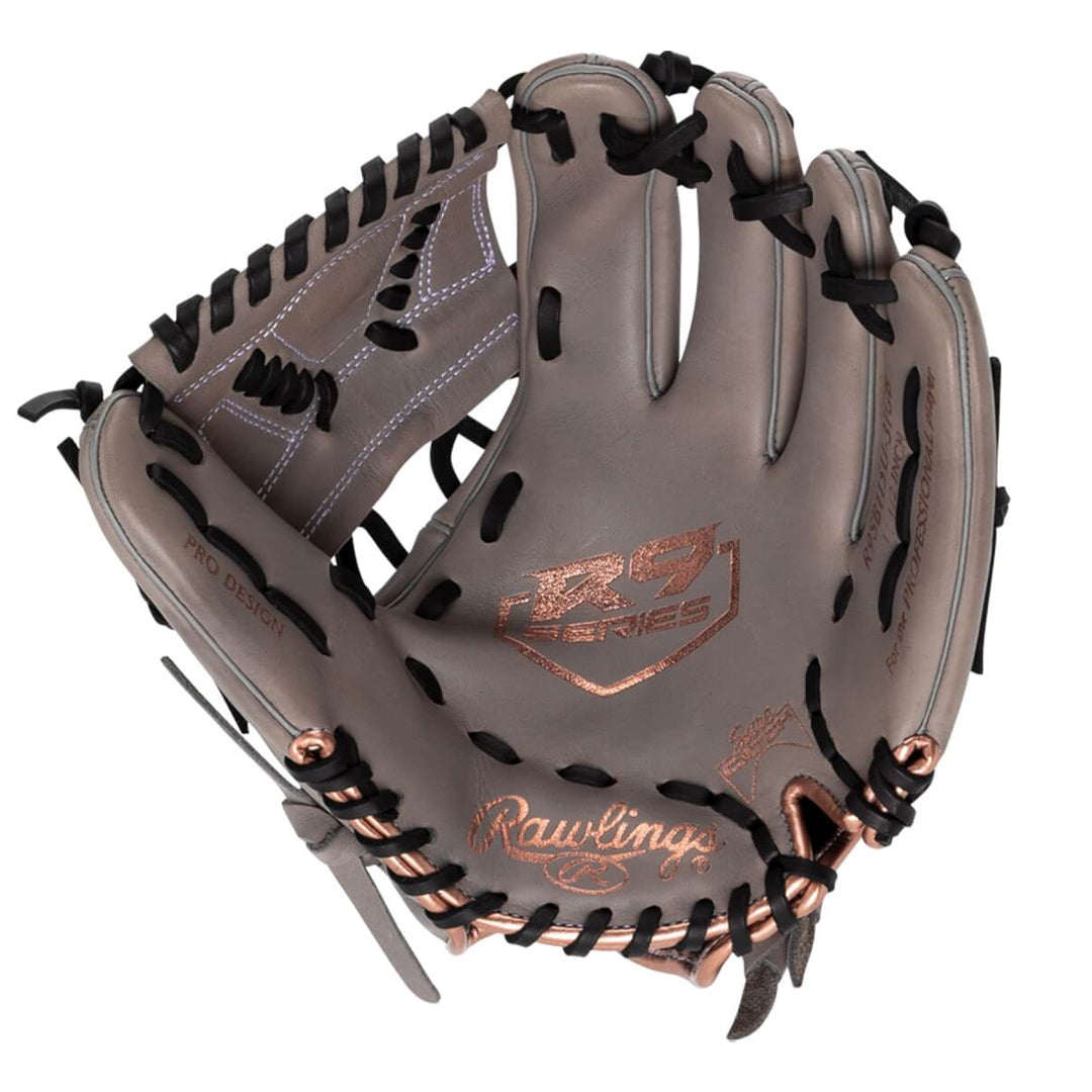 Rawlings R9 Contour Series 11.5" Softball Glove - Gray