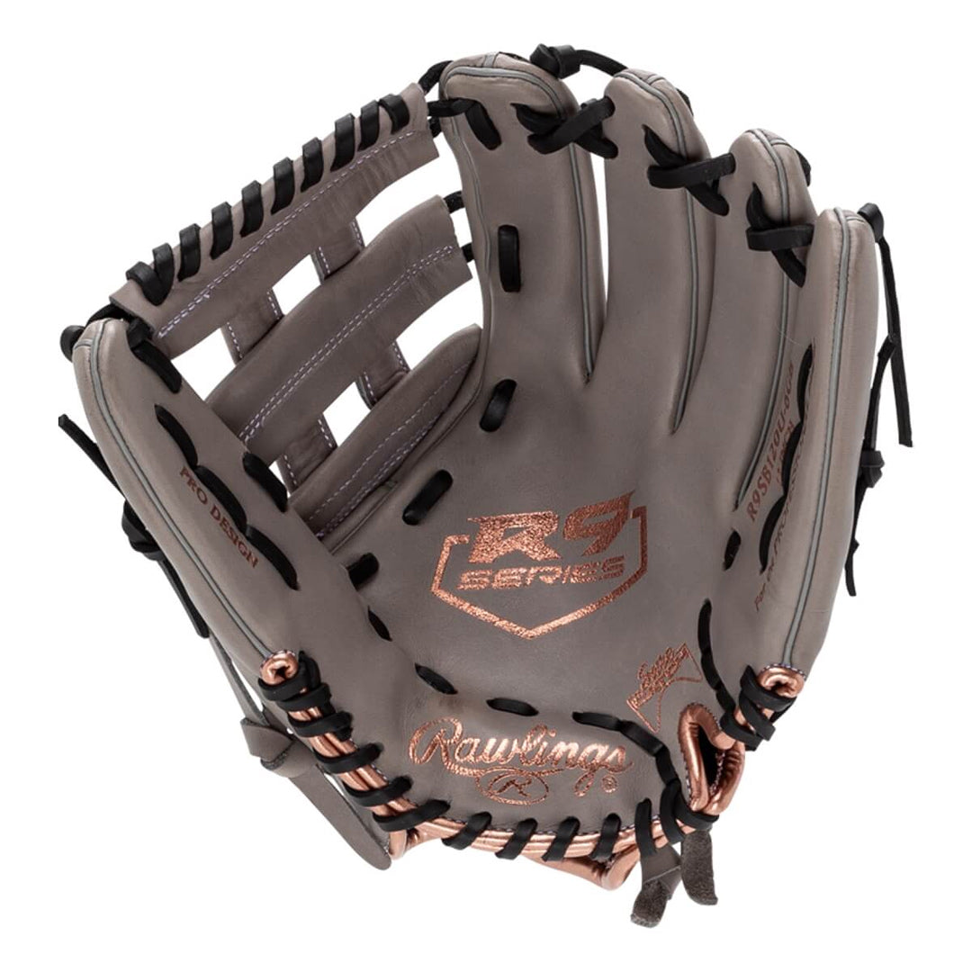 Rawlings R9 Contour Series 12" Softball Glove - Gray