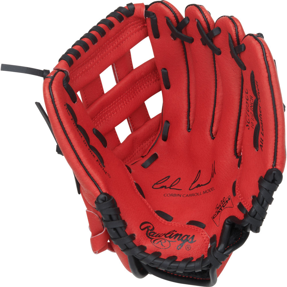Rawlings Sure Catch Series Youth Corbin Carrol Signature 10.5" Baseball Glove - Scarlet