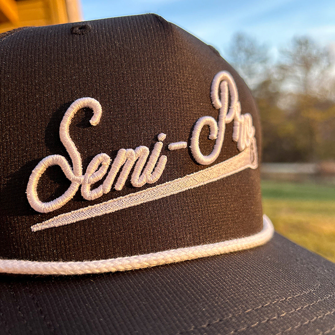 Semi-Pro Co. 5 Panel Rope Cap