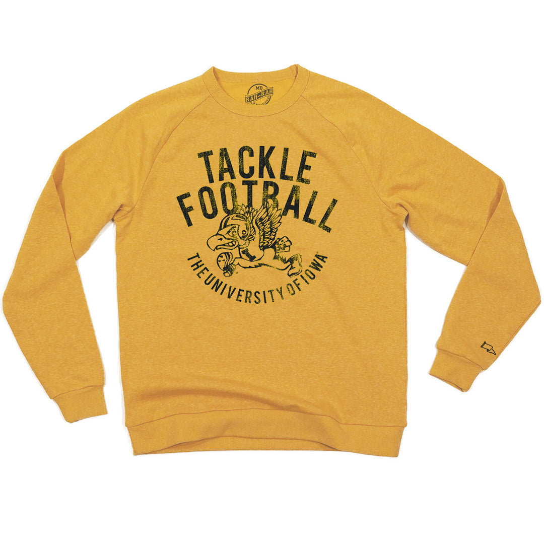 Vintage Herky Tackle Football Triblend Crew