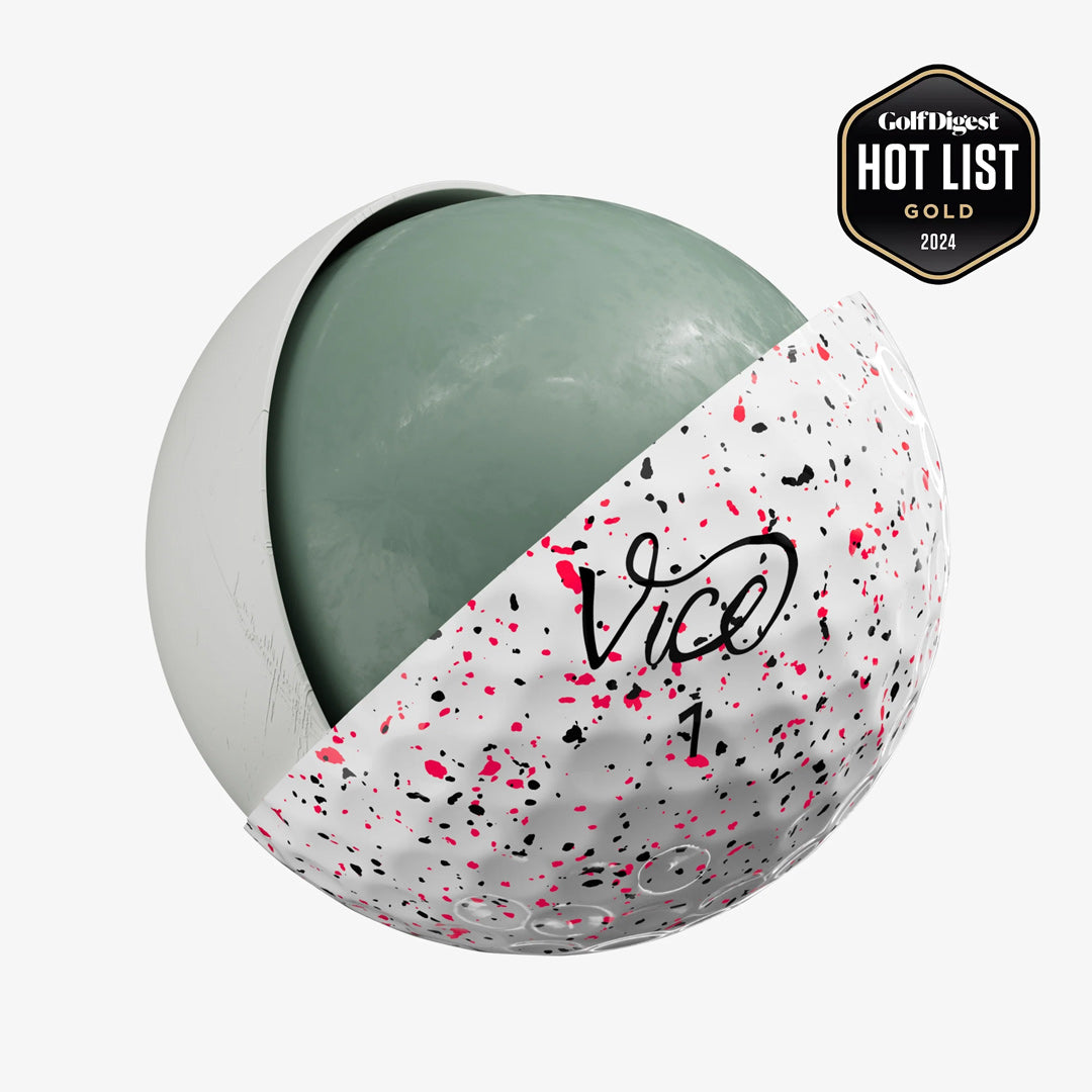 Vice Pro Air Golf Ball - Drip Red Black
