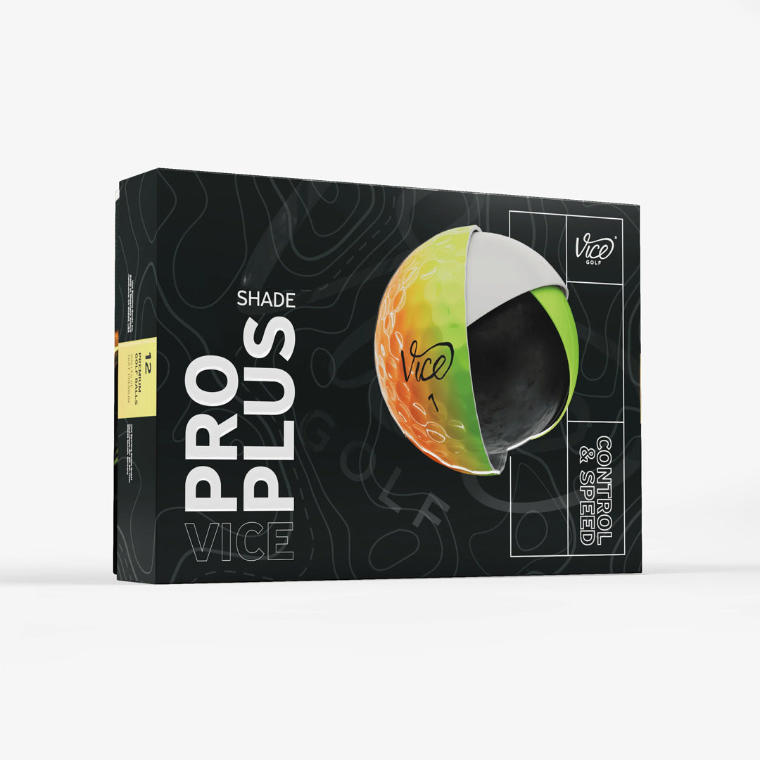Vice Pro Plus Golf Ball - Shade Orange Yellow