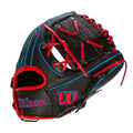Wilson A2000 SuperSkin PFX2 11" infield Baseball Glove - Black/Blue/Red