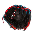 Wilson A2000 SuperSkin PFX2 11" infield Baseball Glove - Black/Blue/Red
