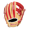 Wilson A500 Youth 11" Baseball Glove - Blond/Red/White