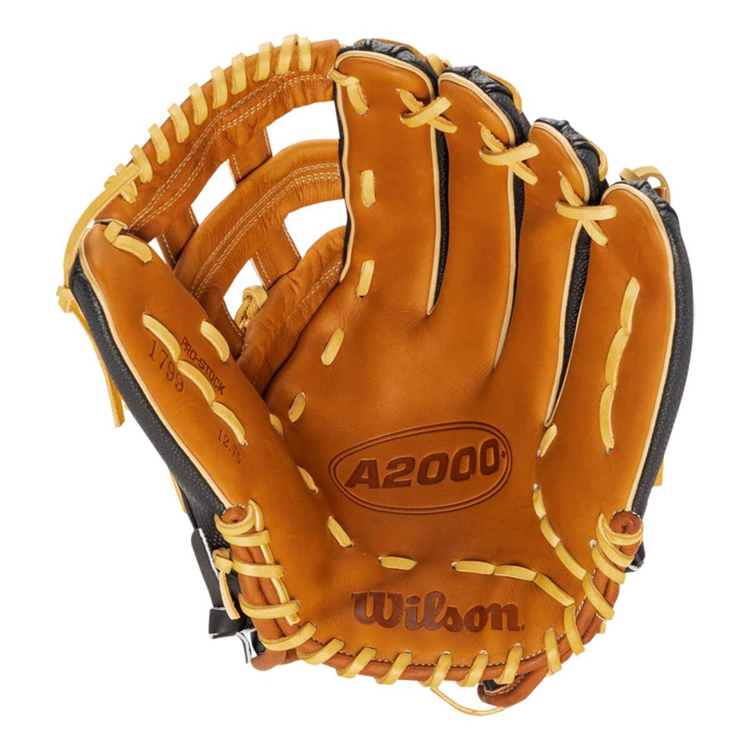 WilsonA2000 SuperSkin 1799 12.75" Baseball Glove - Black/Saddle