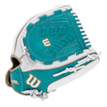Wilson A500 12.5" Fastpitch Softball Glove - White/Teal