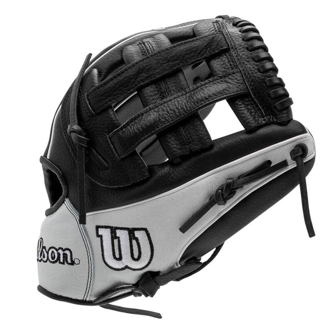 Wilson A700 Fastpitch Softball Series 12" Infield Glove - Black/White