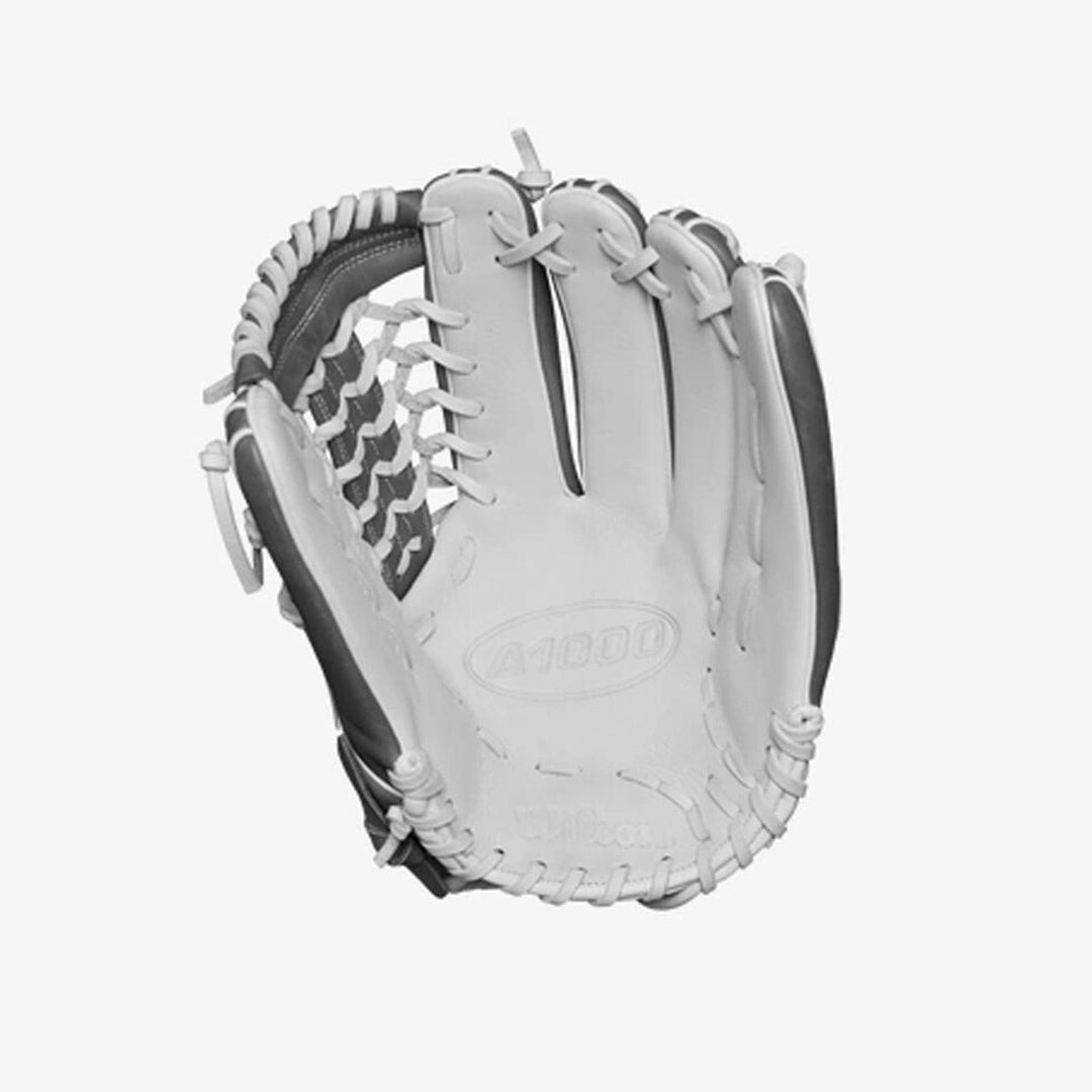 2024-2025 A1000® T125 12.5” Outfield Fastpitch Softball Glove - White/Grey