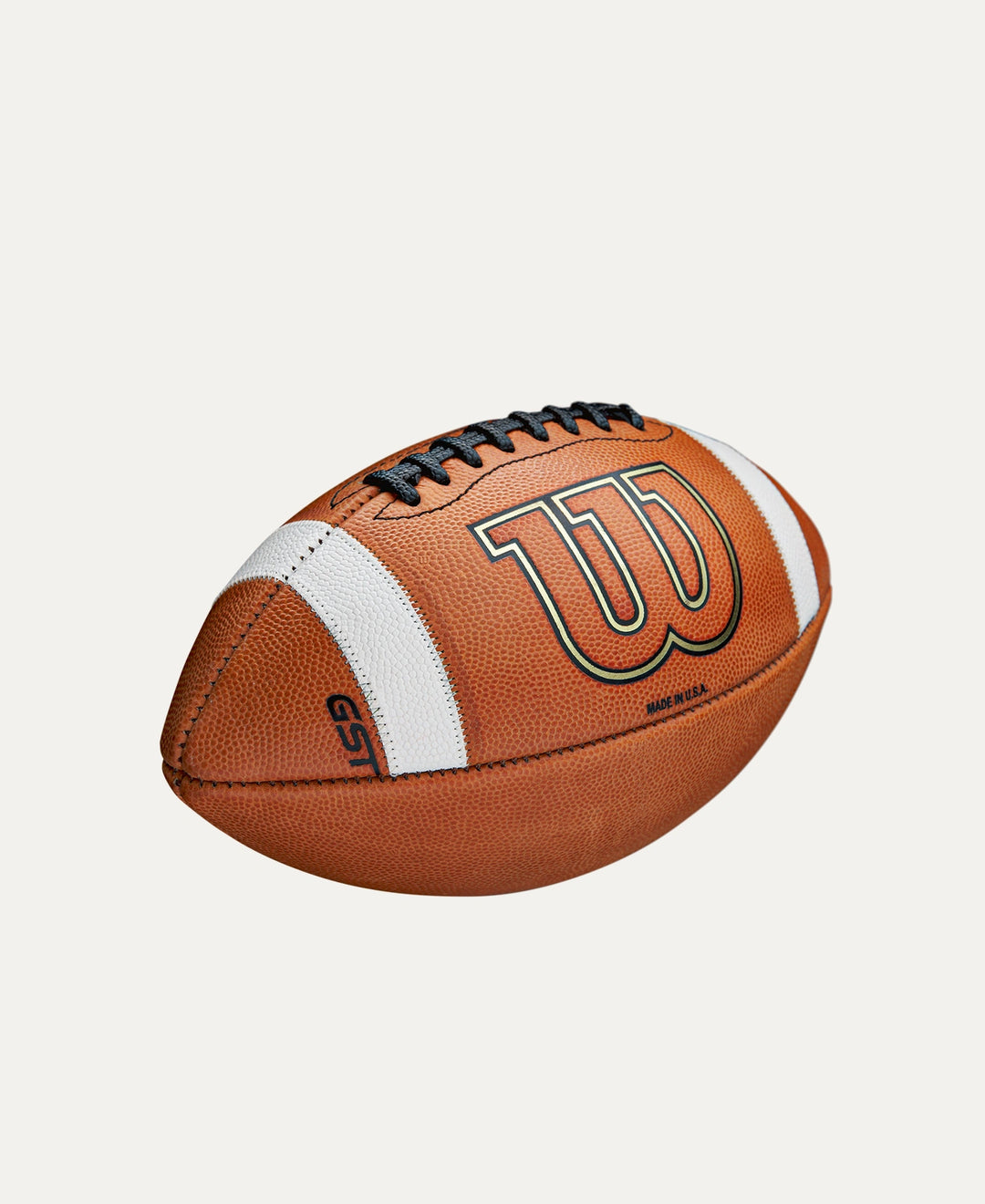 Wilson GST Official NCAA and NFHS Leather Game Football
