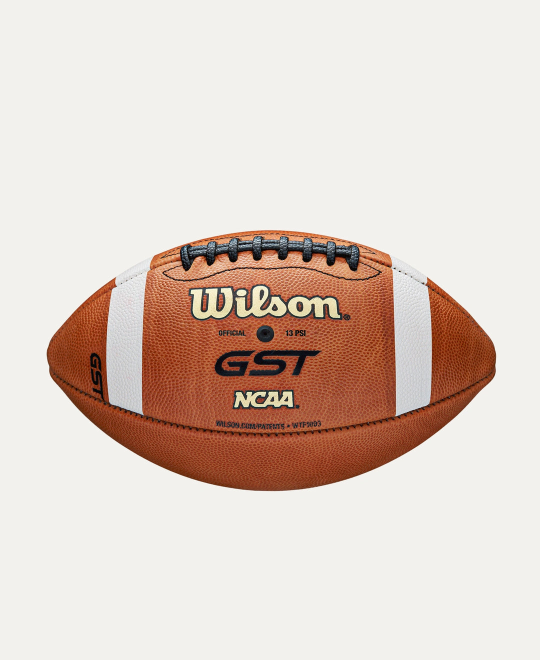 Wilson GST Official NCAA and NFHS Leather Game Football