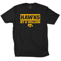 Hawks By A Million Block Design Triblend Short Sleeve Tee