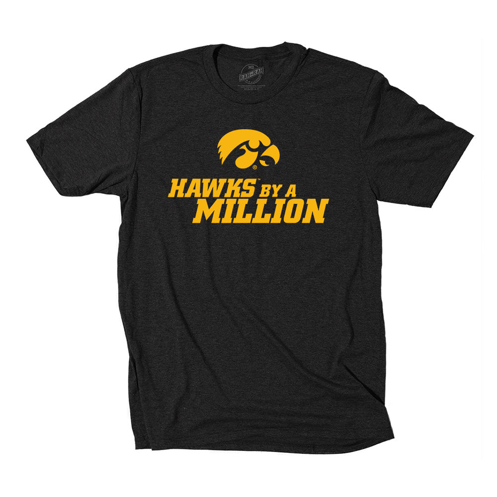 Hawks By A Million Triblend Short Sleeve Tee