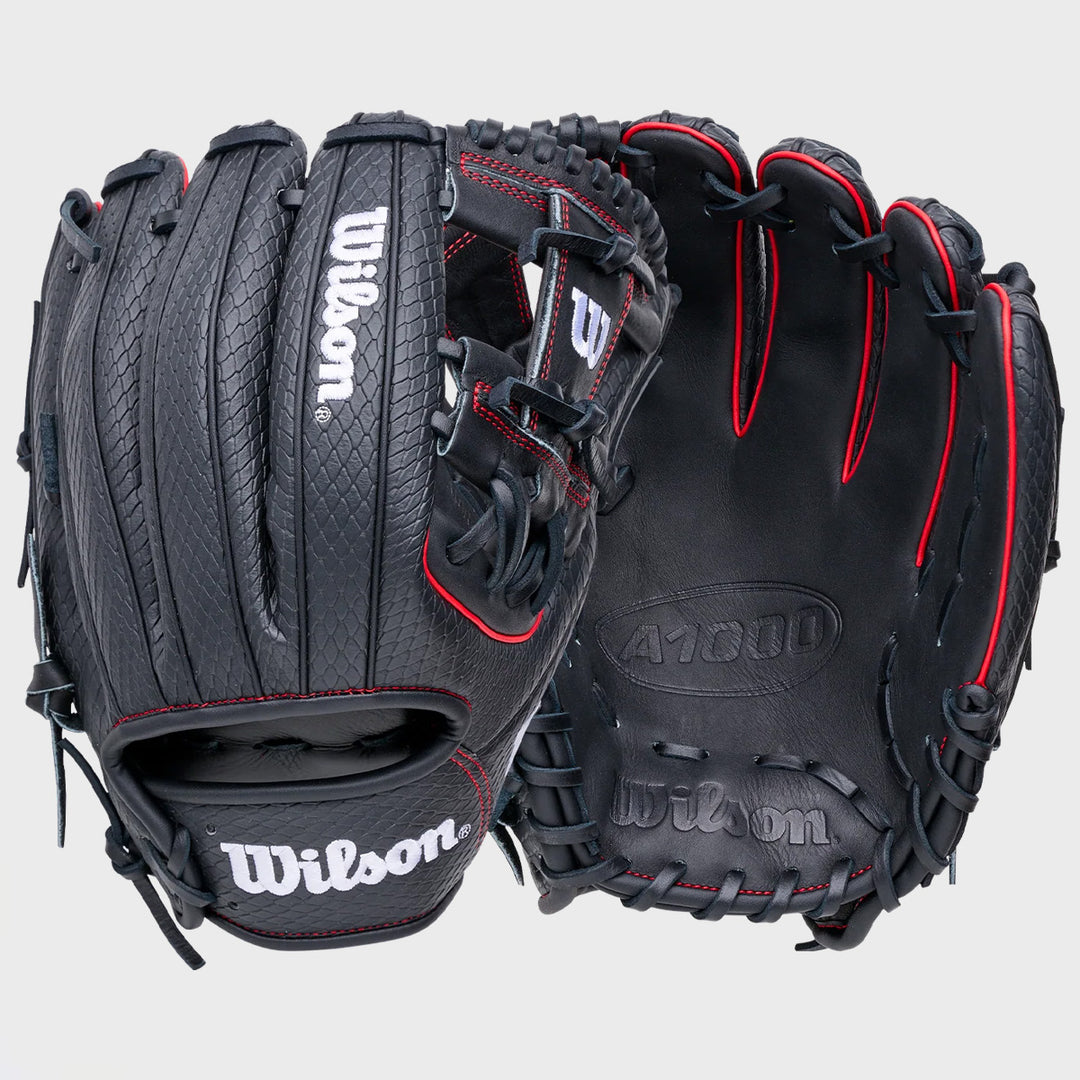 Wilson 2027 A1000 1975SS 11.75" Infield Baseball Glove - Black/Red/White