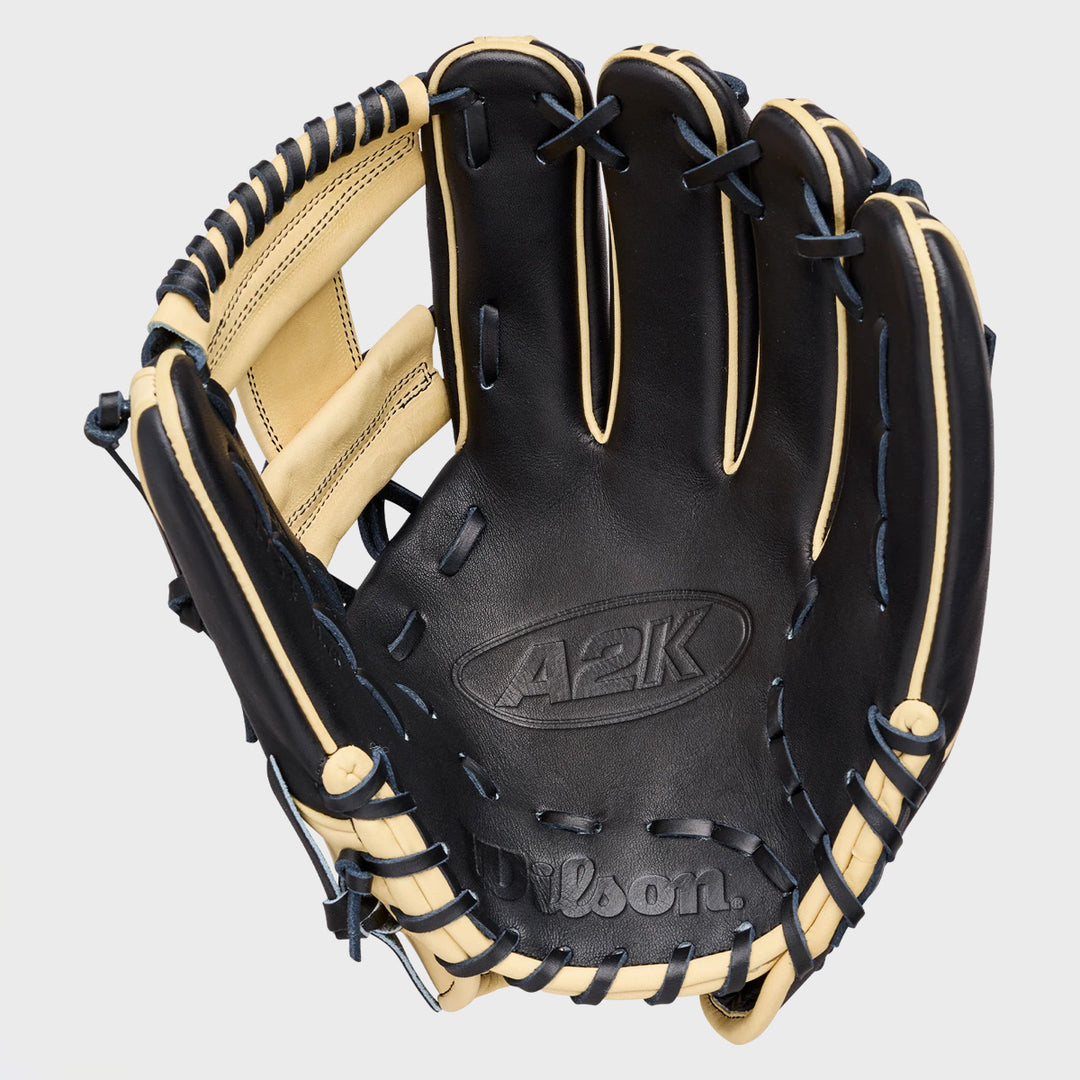 Wilson 2027 A2K 1724 11.75" Infield Baseball Glove - Blonde/Black/Red
